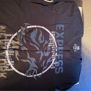 Men Express graphic tee shirt. size M.